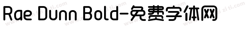 Rae Dunn Bold字体转换